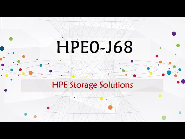 HP HPE0-J68 Dumps - Confirmed Success In Actual HPE0-J68 Exam HPE0-J68 Dumps.png