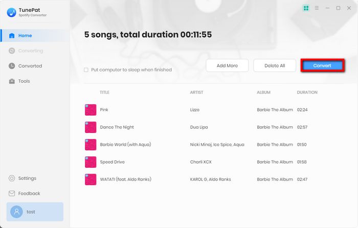 How to Save Spotify Music Tracks without a Premium convert-barbie-the-album.jpg