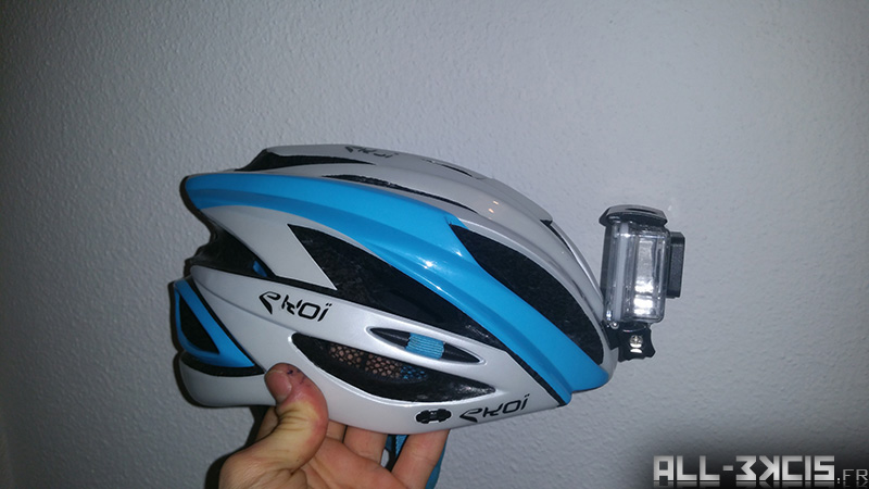 Fixer une caméra sportive sur un casque de vélo/fr — Wikifab