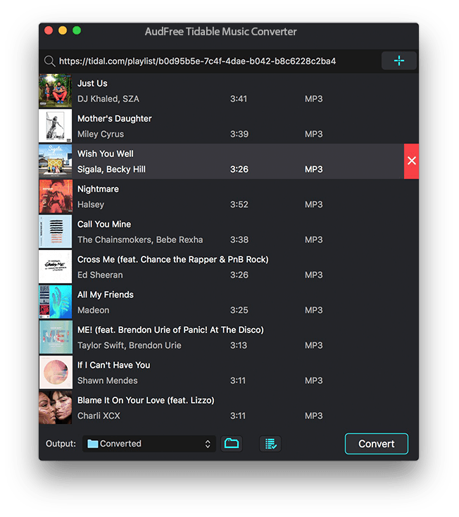 How to Convert Tidal to MP3 Files add-songs-mac.png