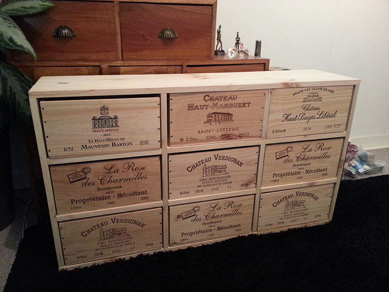 meuble en caisses de vin wikifab