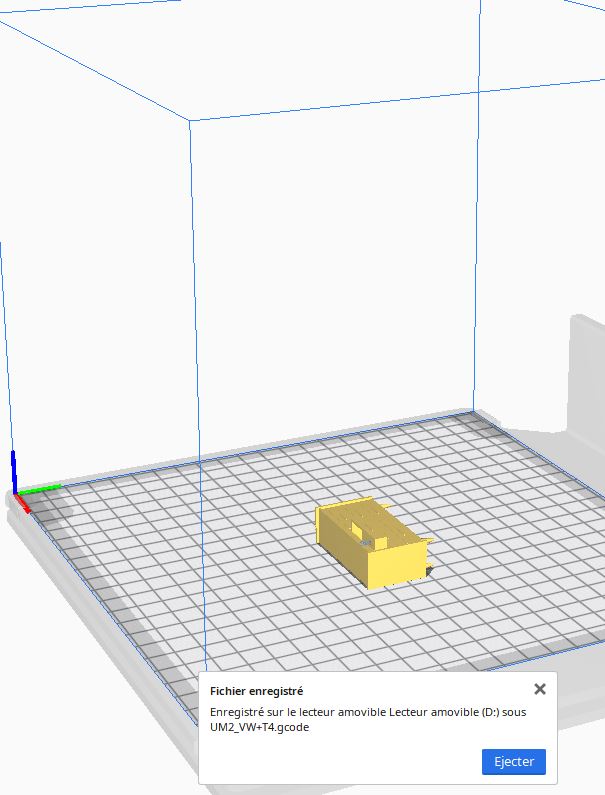 Imprimante 3D Ultimakaker 2 enregistrement fichier 03.JPG