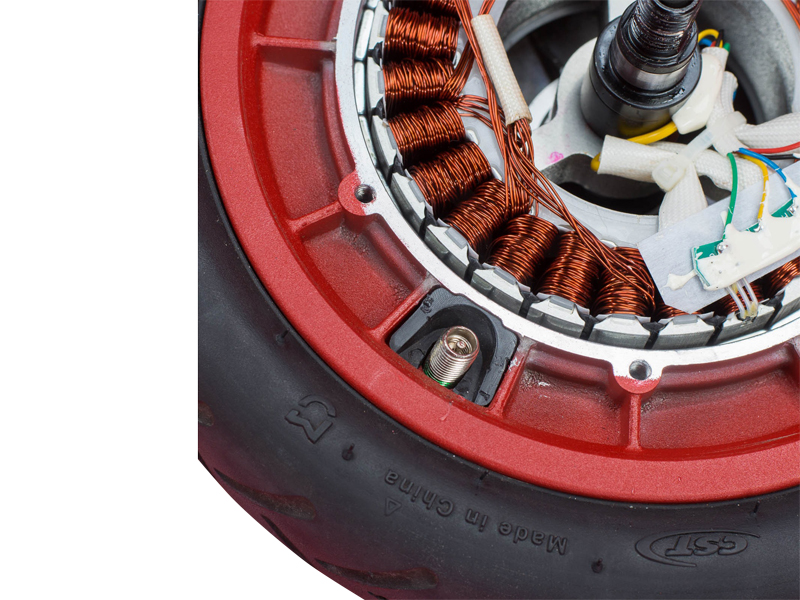 Fichier:Replace kickstand Scooters Direct Xiaomi M365 Pro Scooter Teardown front hub motor valve stem surround 50 11zon.jpg