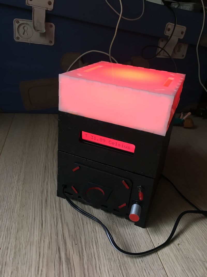 Box d'ambiance lumineuse qui se cale sur un seuil de temperature — Wikifab