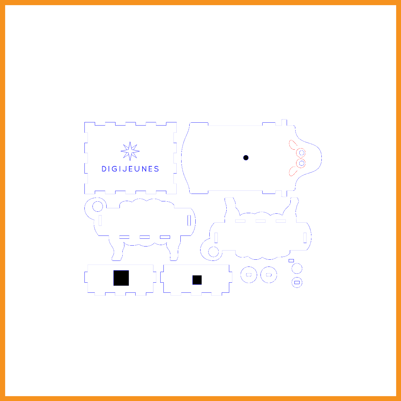 Pet that lights up upon interaction sheep box connected pet.svg