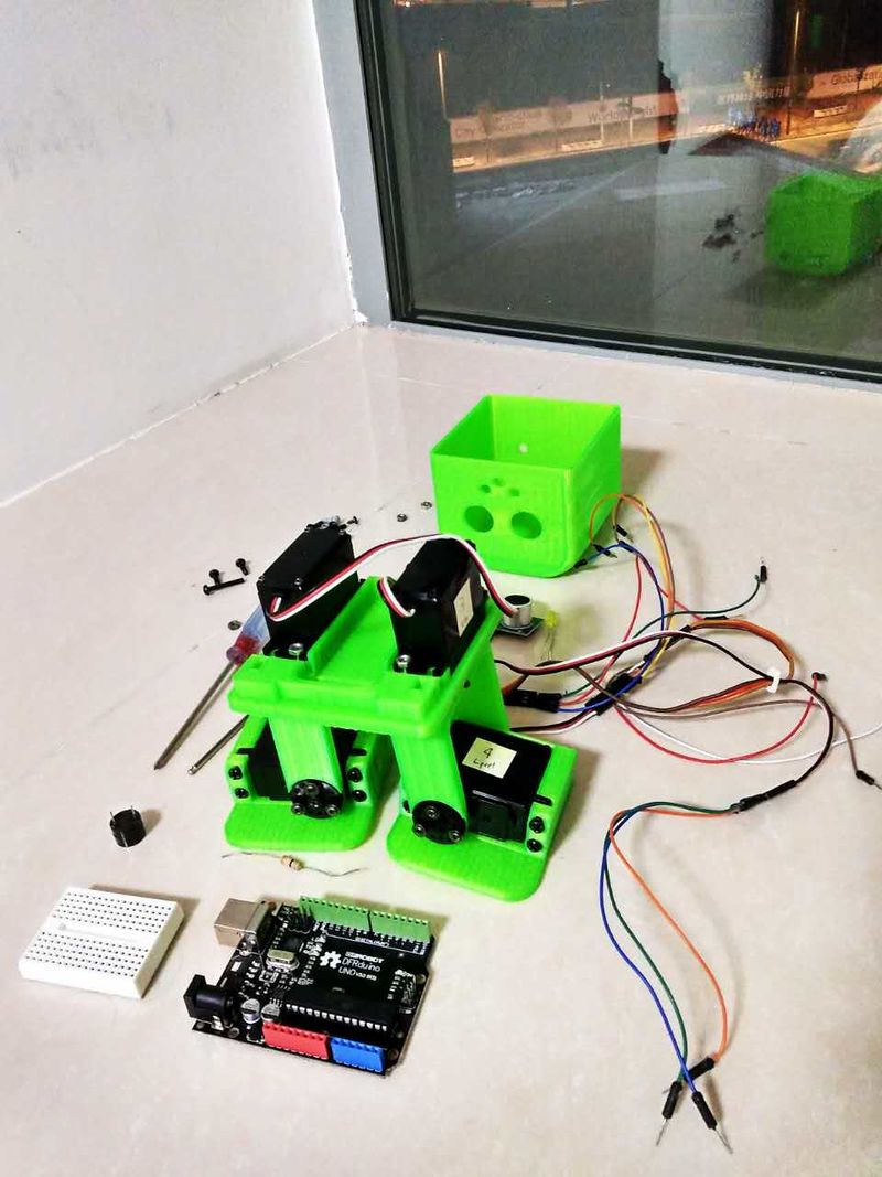 Impression 3D d'un robot dessinateur programmable arduino 