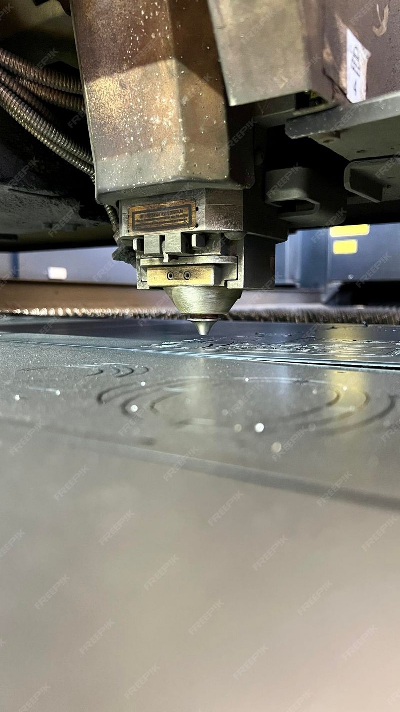 A hauteur des d chets - Chronique d une crue gros-plan-decoupeuse-laser-industrielle-machine-decoupe-laser-coupant-plaque-acier-usine 394312-2707.jpg