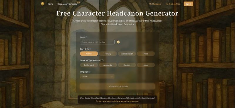 Fichier:Best Character Headcanon Generator new-version-en-screenshot.jpg