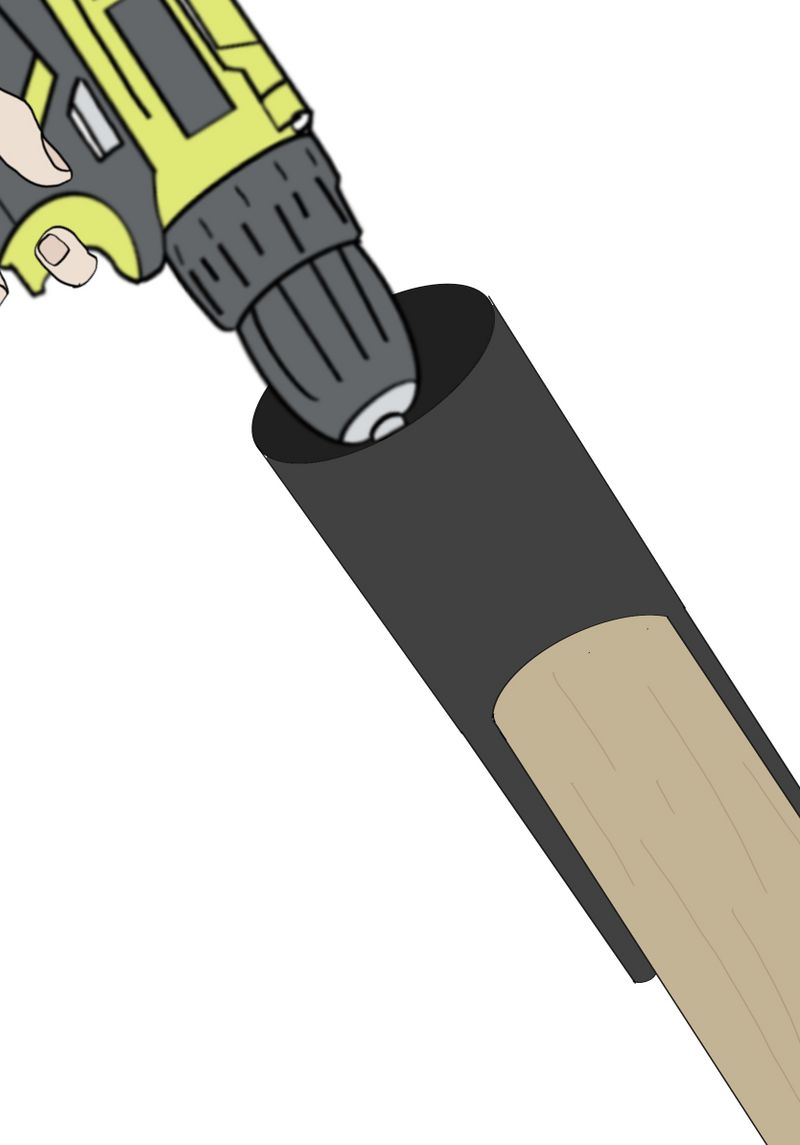 Un tuteur la menthe visser les poteaux.jpg