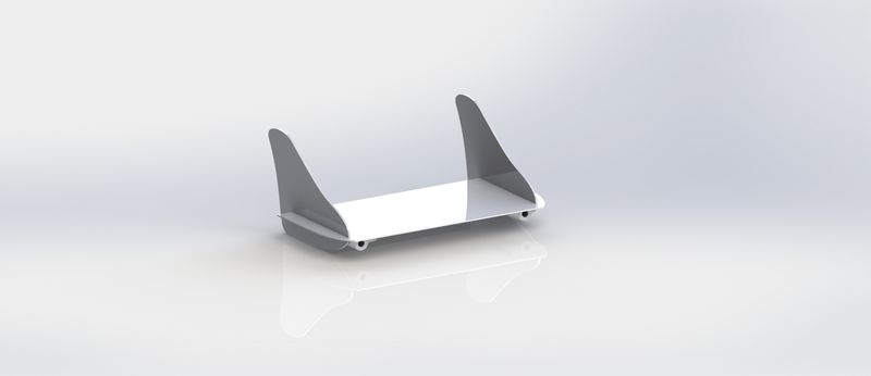 Drone aile à double empennage Rendering Empennegae.JPG